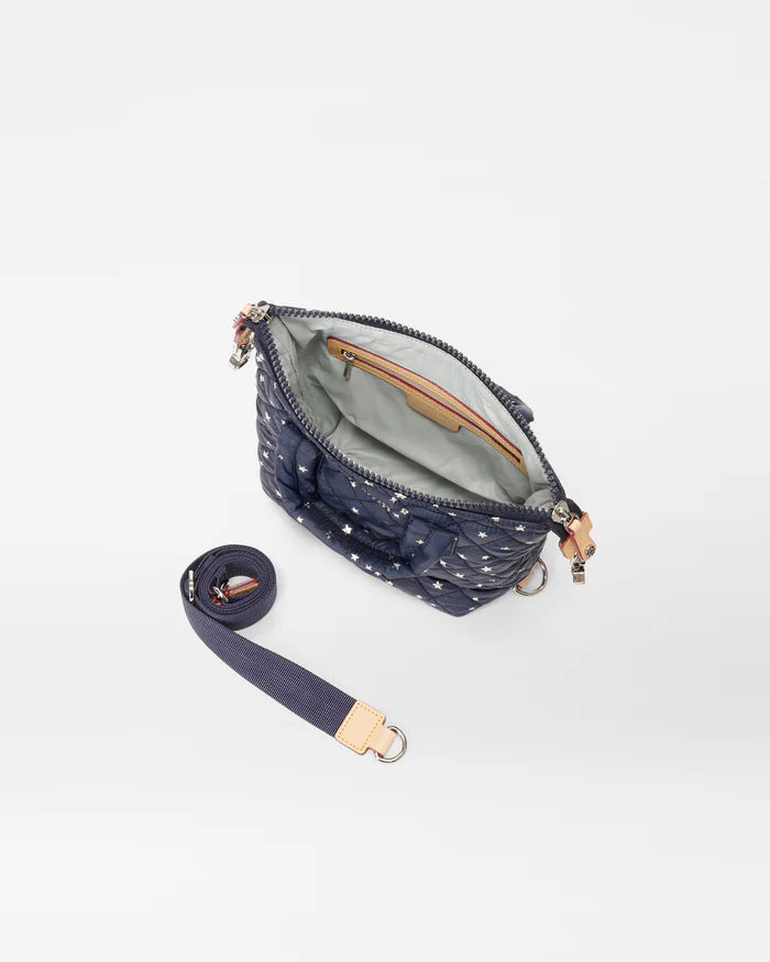 MZ WALLACE MICRO SUTTON IN DAWN WITH SILVER STARS