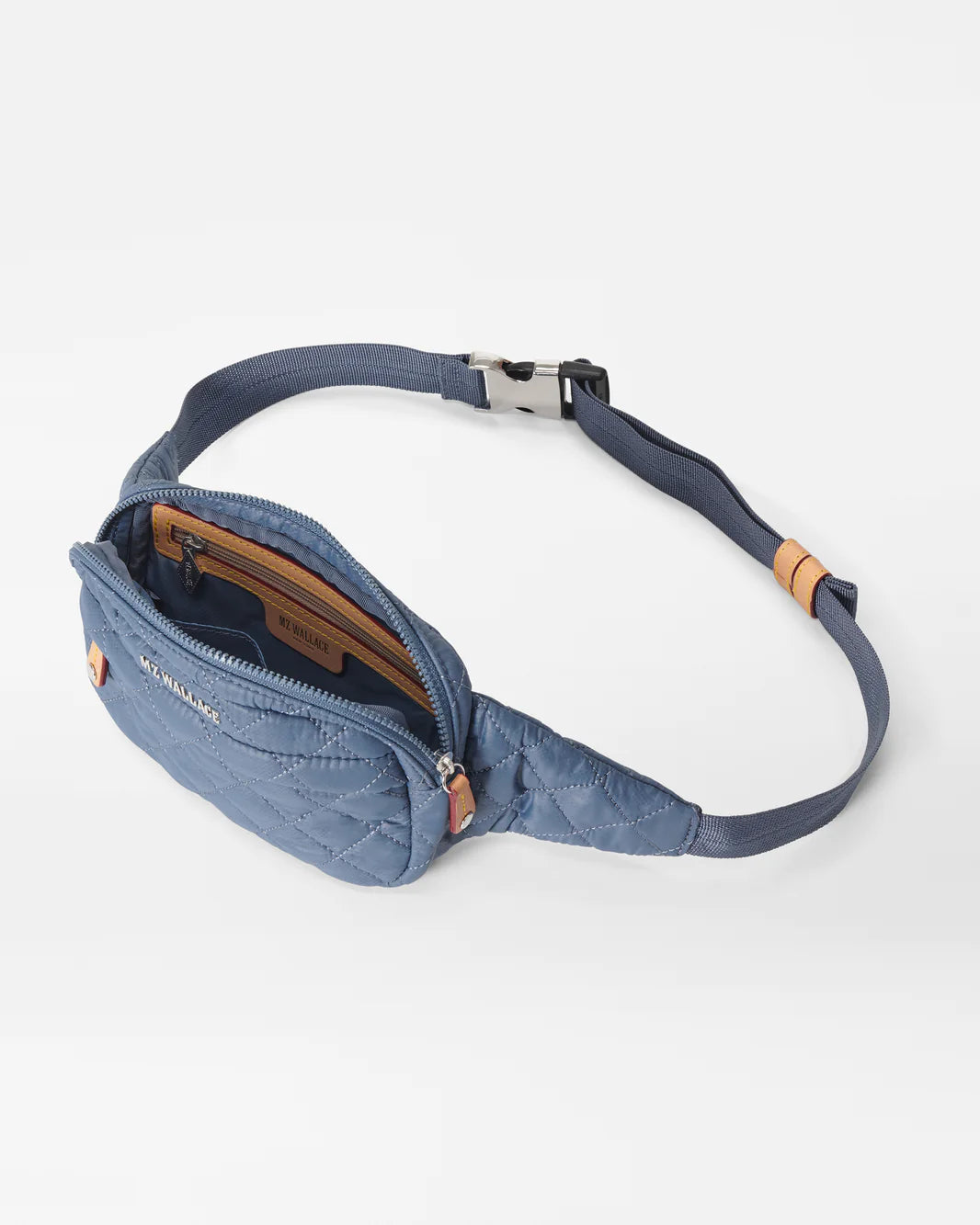 MZ WALLACE METRO BELT BAG IN DENIM