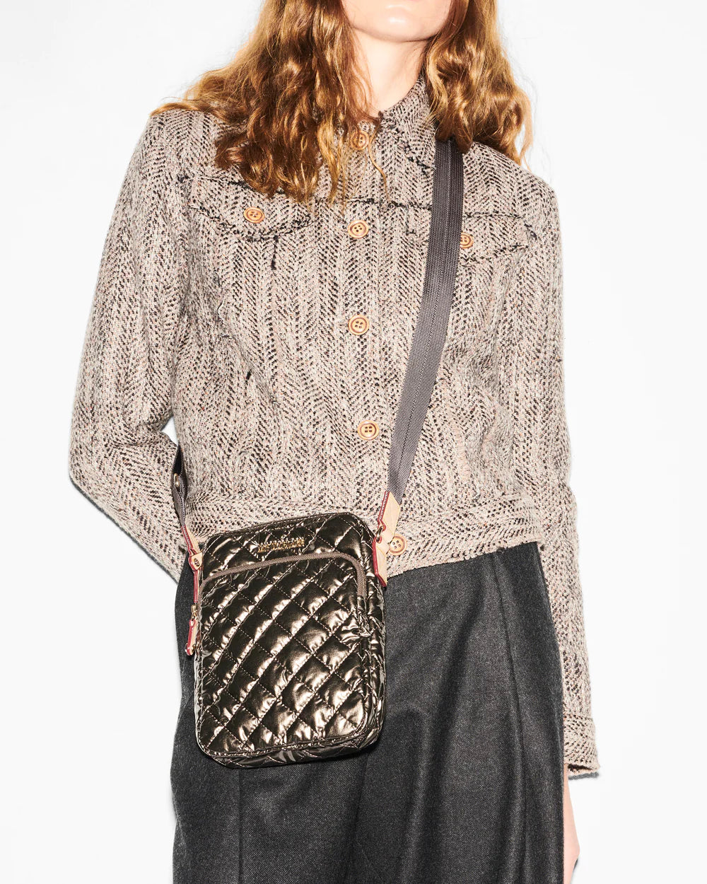 MZ WALLACE METRO CROSSBODY IN MOONDUST