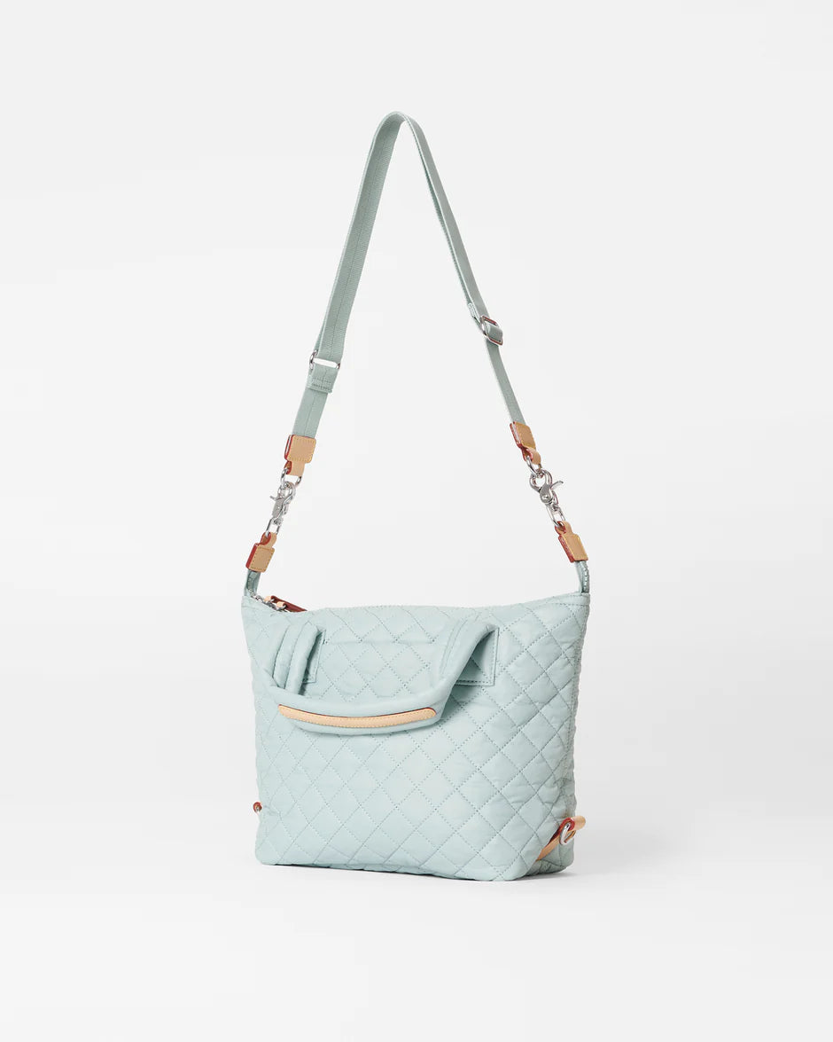 MZ WALLACE SMALL SUTTON DELUXE IN SILVER BLUE