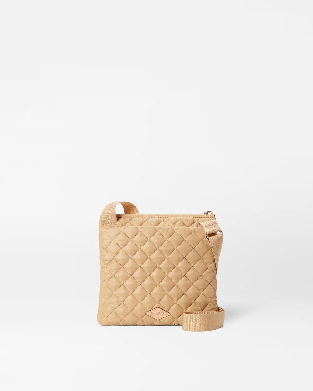 MZ WALLACE METRO FLAT CROSSBODY IN CAMEL