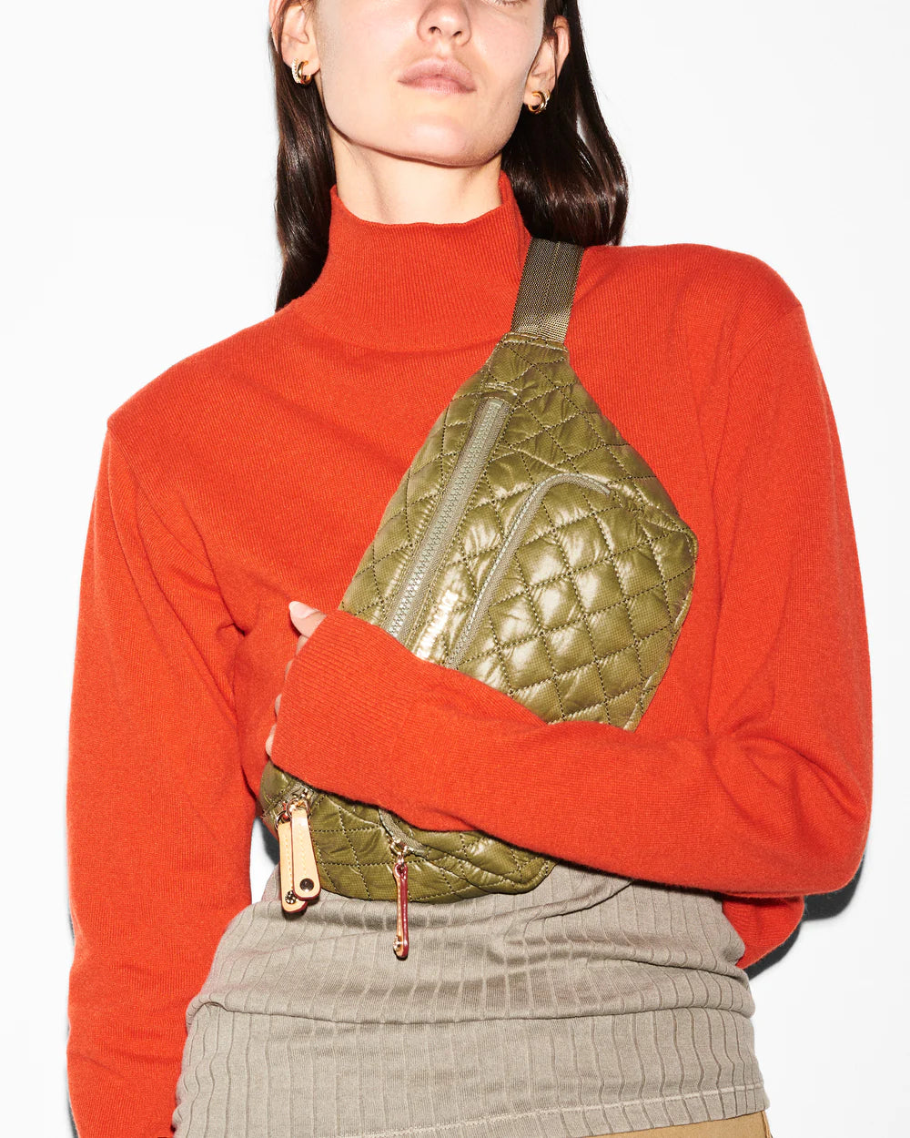 MZ WALLACE METRO SLING IN MOSS