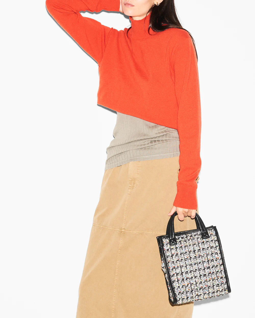 MZ WALLACE METRO BOX TOTE IN BOUCLE