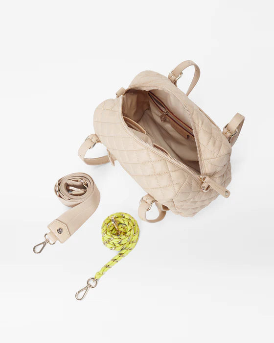 MZ WALLACE SMALL CROSBY BARREL IN BUFF REC