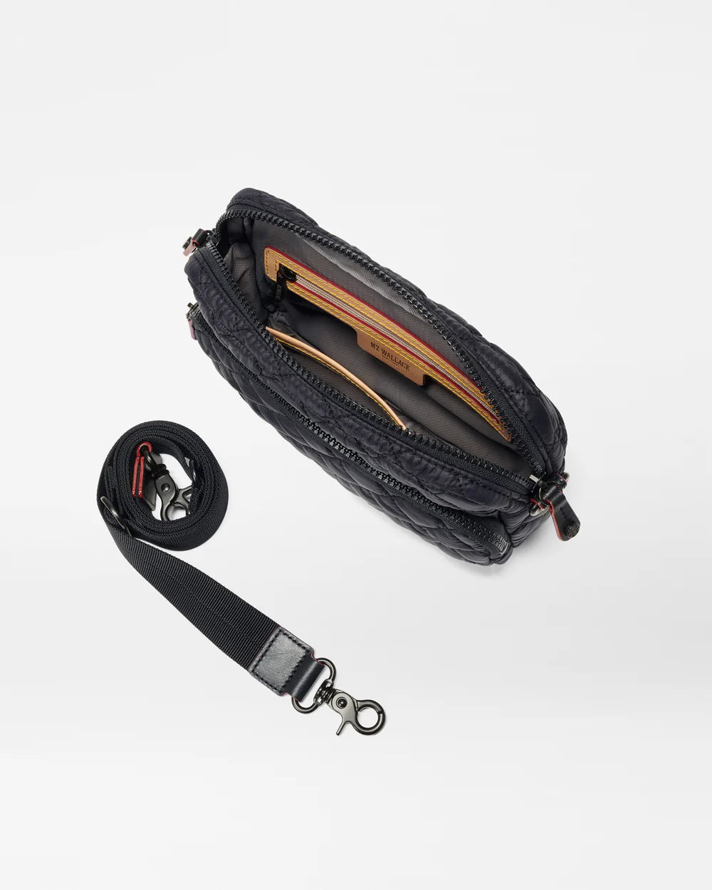 MZ WALLACE SMALL METRO CAMERA BAG IN BLACK