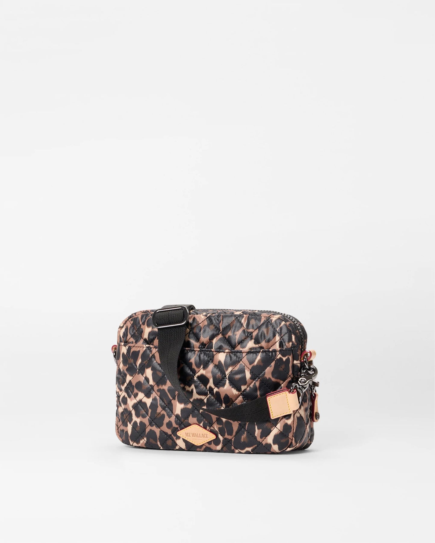 MZ WALLACE SMALL METRO CAMERA BAG IN LEOPARD