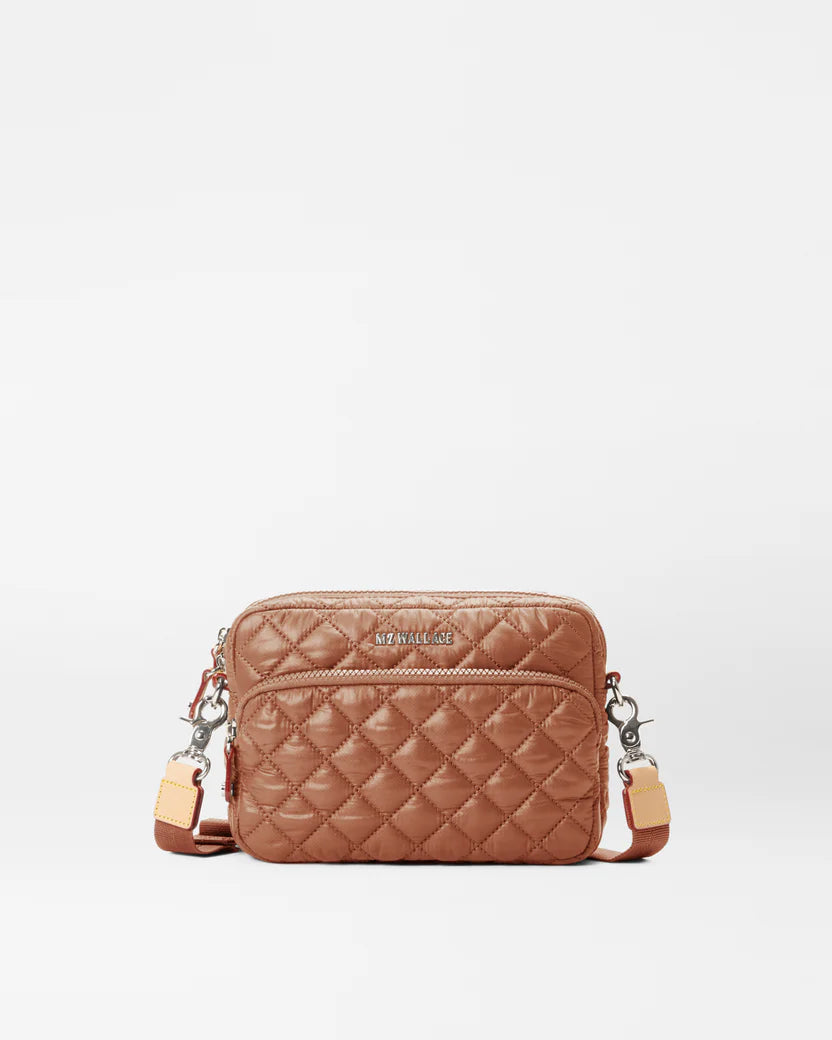 MZ WALLACE SMALL METRO CAMERA BAG IN TERRACOTTA