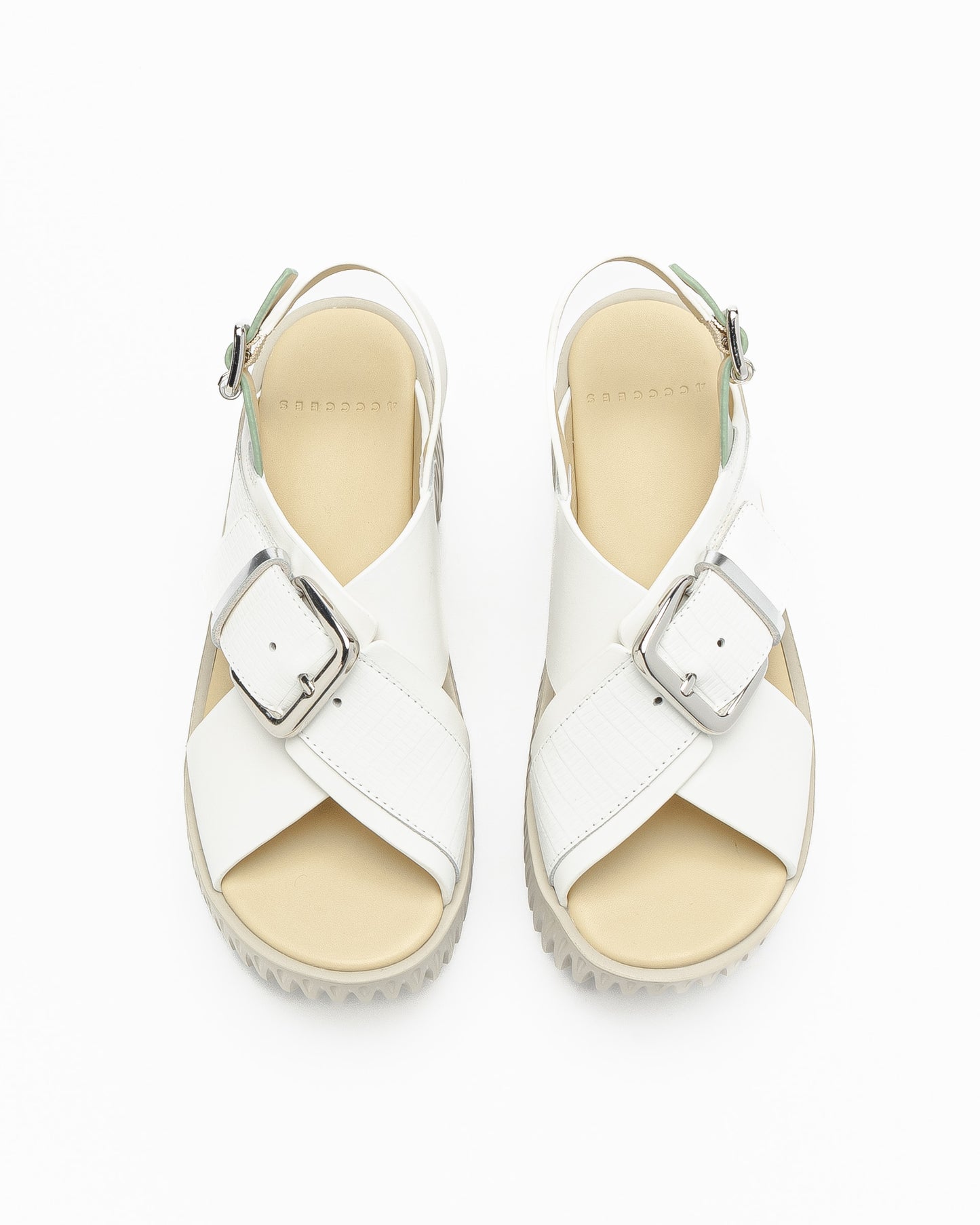 4CCCCEES PILA JUNO SANDAL IN WHITE