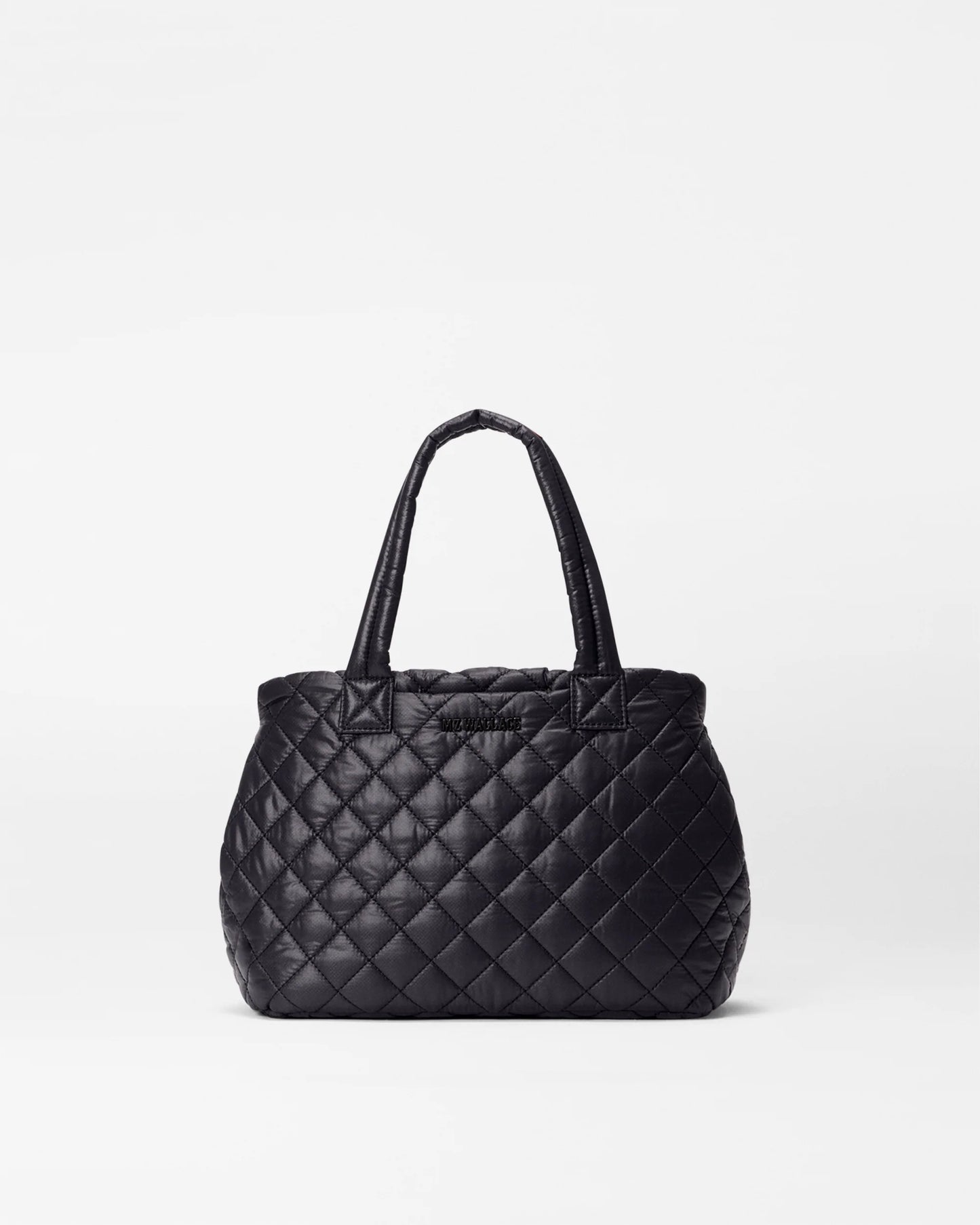 MZ WALLACE XS BLACK METRO CITY TOTE BAG IN BLACK