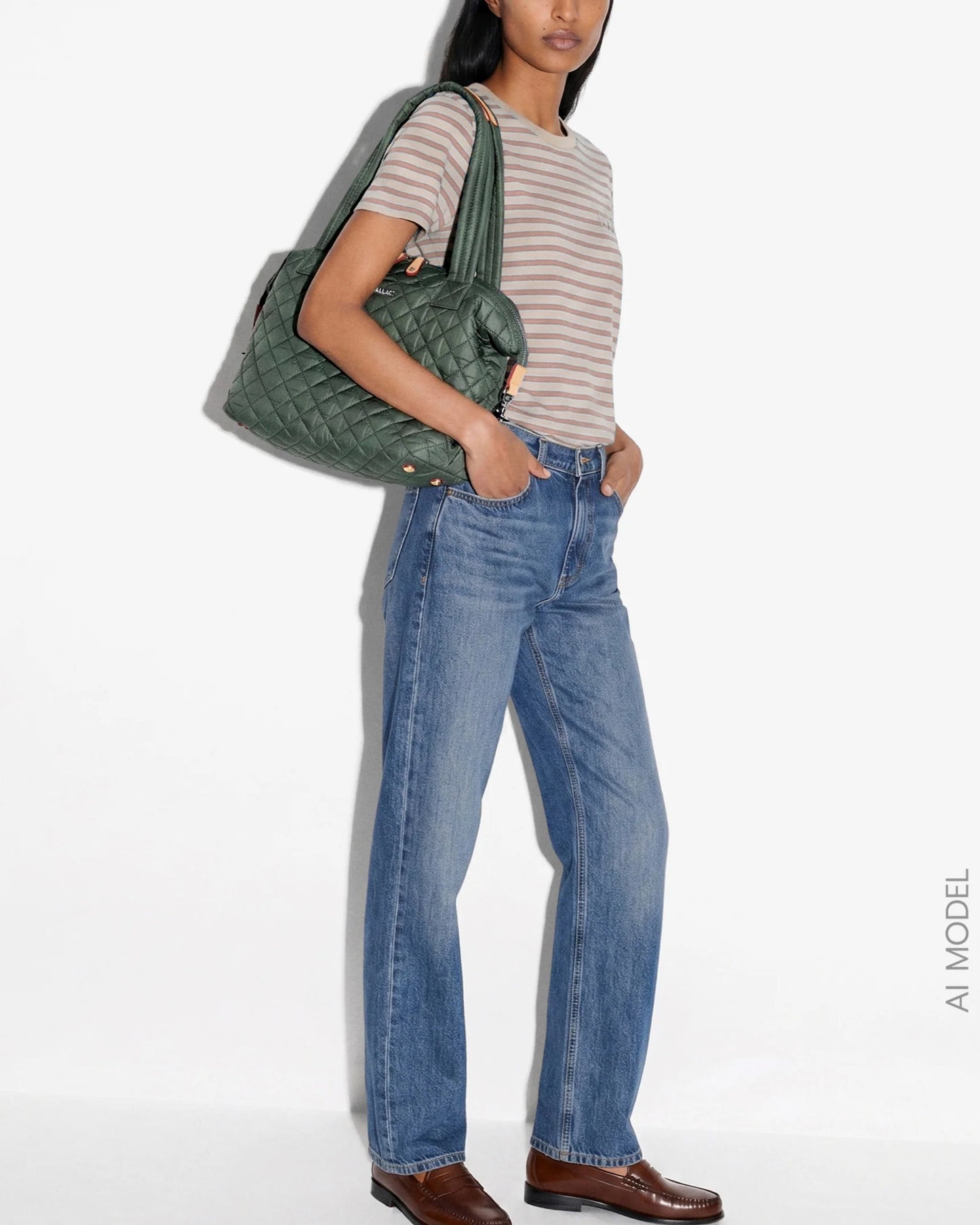 MZ WALLACE MEDIUM SUTTON DELUXE IN JUNIPER