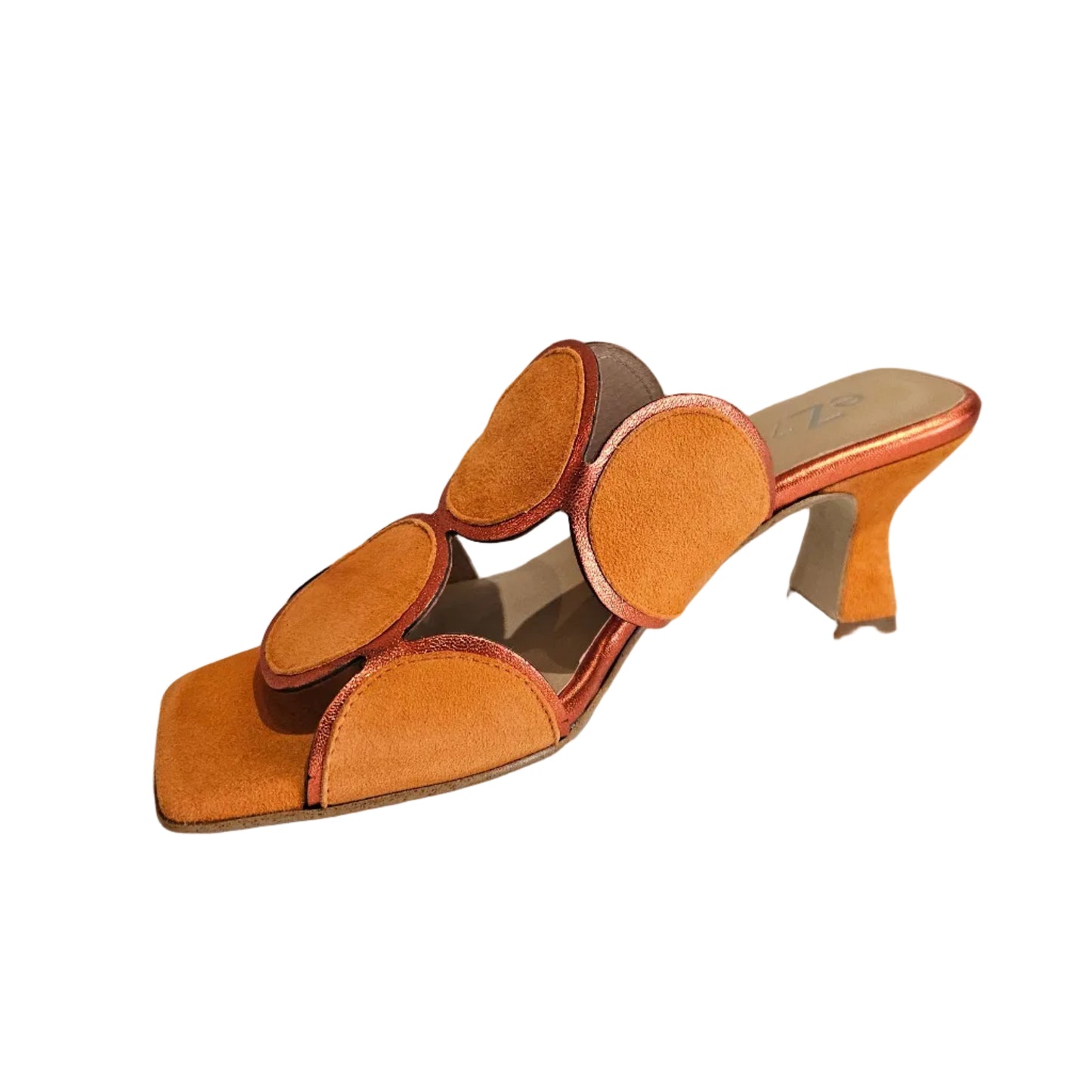 EZZIO 12601 HEELS IN ORANGE