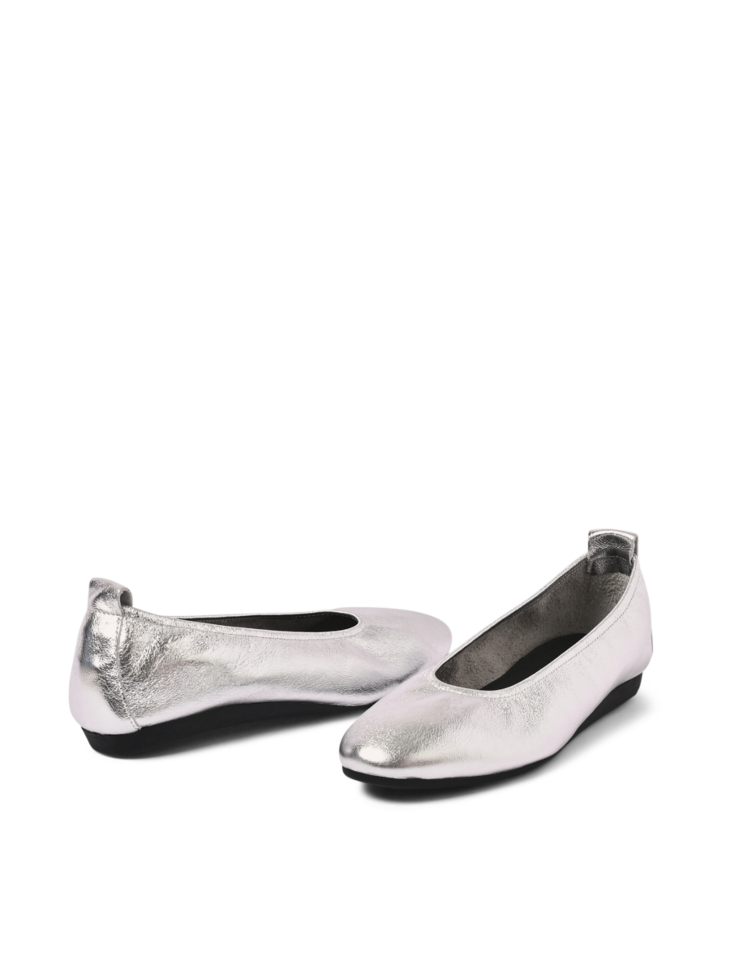 ARCHE LAIUS BALLERINAS IN SILVER