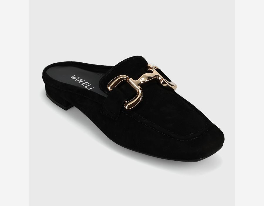 VANELI SHAINE LOAFER IN BLACK SUEDE