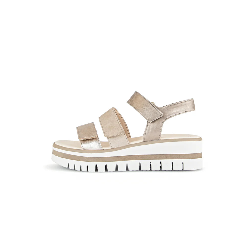 GABOR PLATFORM SANDAL IN COMBINATION