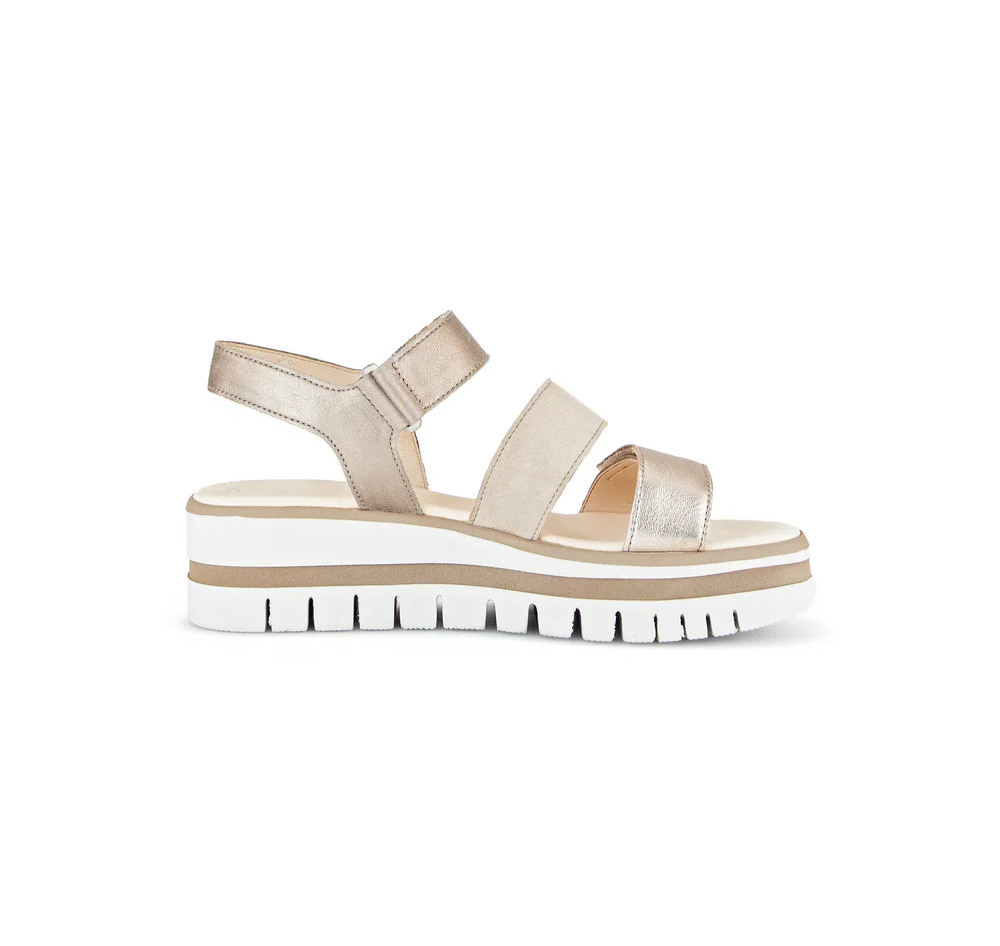 GABOR PLATFORM SANDAL IN COMBINATION