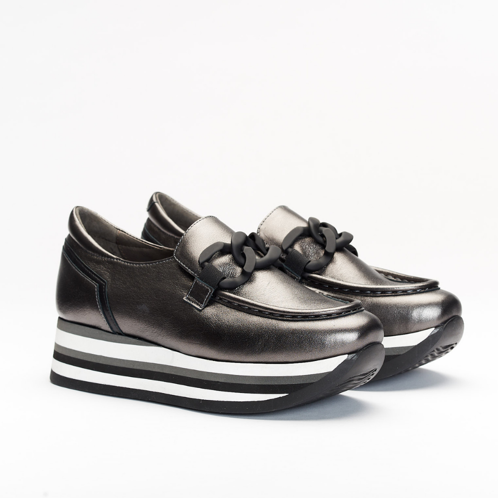 SOFT WAVES SNEAKER IN CALA PEWTER