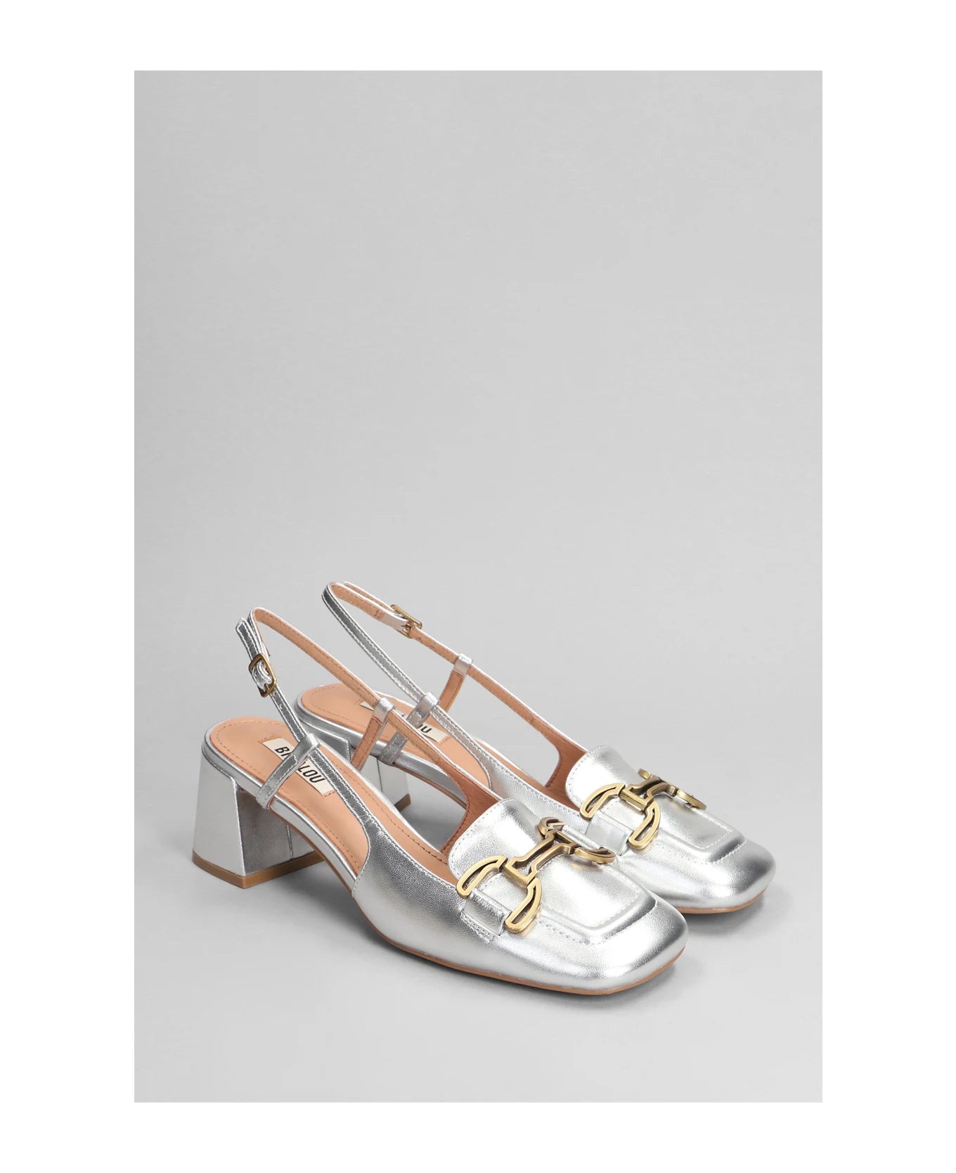BIBI LOU RENEE PUMP IN SILVER