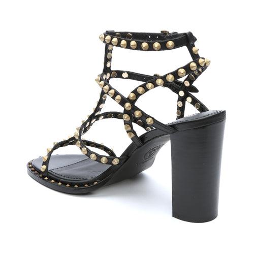 ASH KENYA STUDDED HIGH HEEL IN BLACK