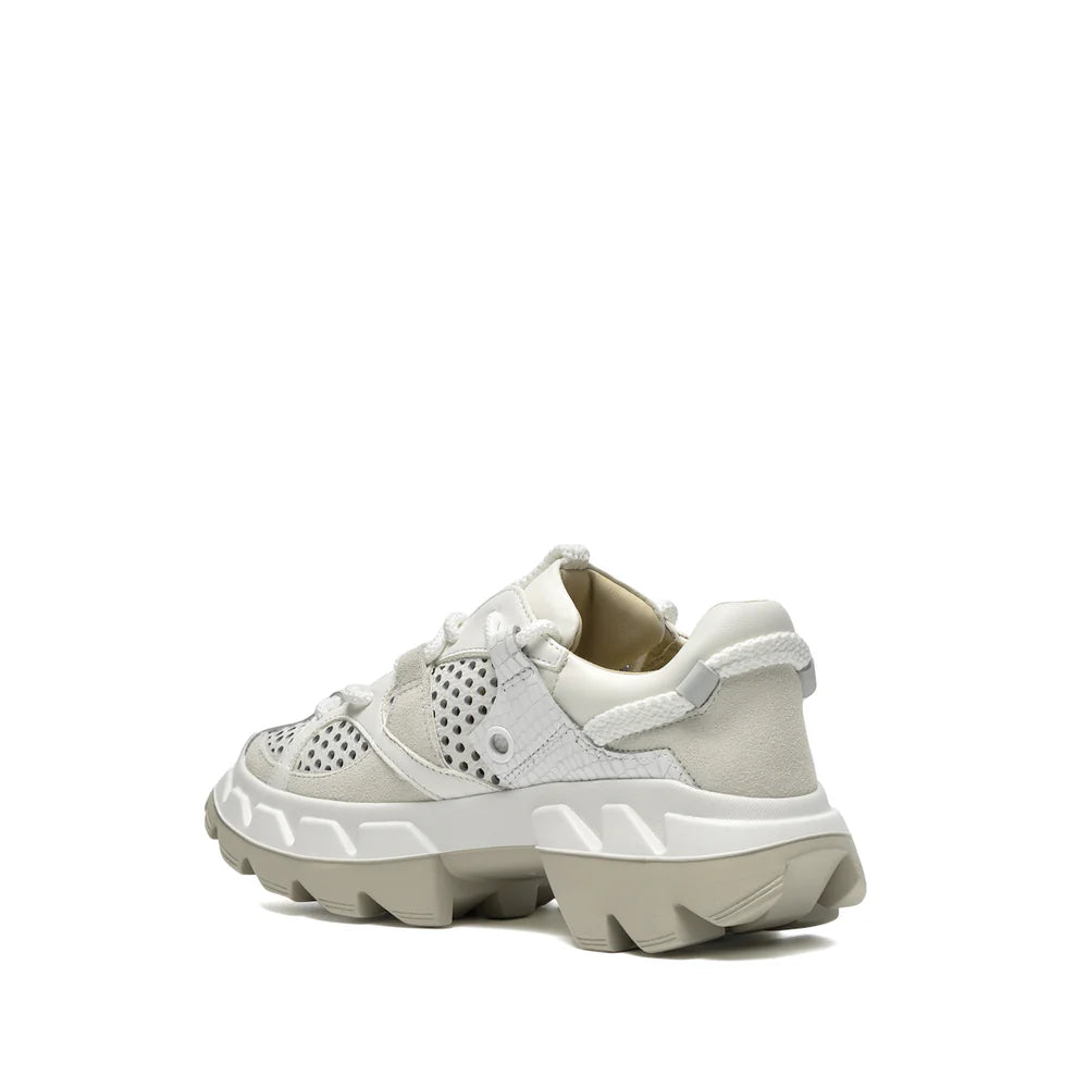 4CCCCEES ARKO JUNGLE SNEAKER IN WHITE