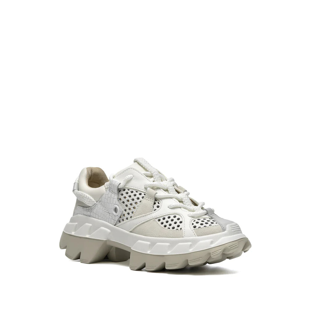 4CCCCEES ARKO JUNGLE SNEAKER IN WHITE