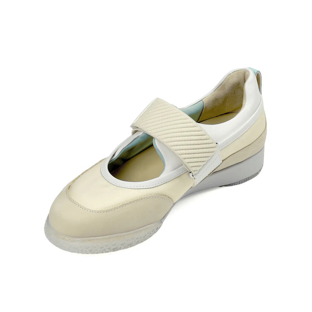 4CCCCEES BUBBLE COMBY SNEAKERS IN CREAM