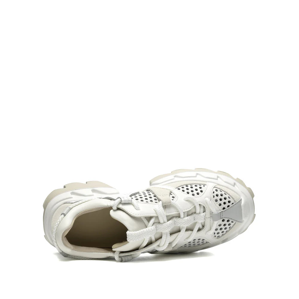 4CCCCEES ARKO JUNGLE SNEAKER IN WHITE