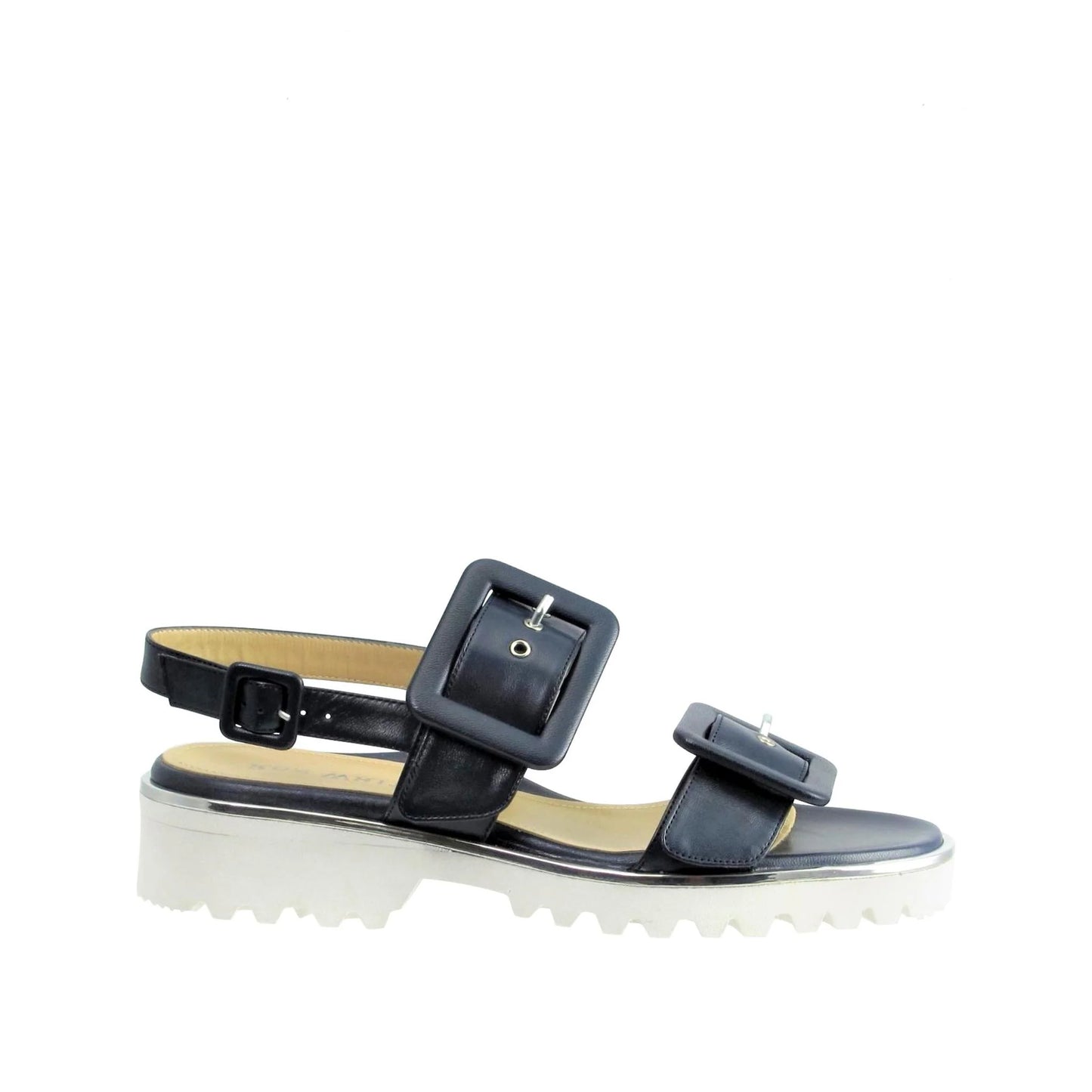 RON WHITE CALLIE SANDLE IN FRENCH NAVY