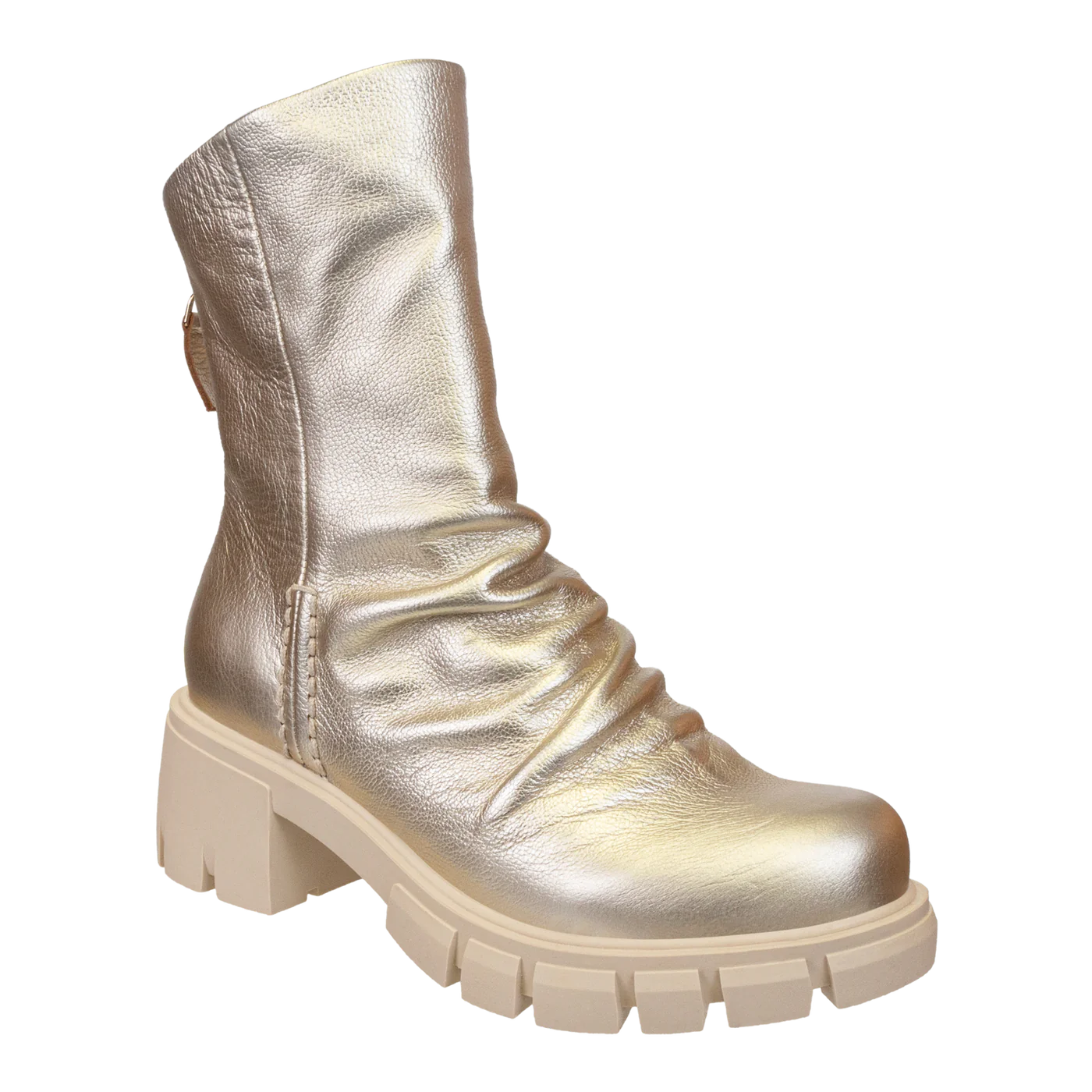 NAKED FEET PROTOCAL BOOT IN GOLD