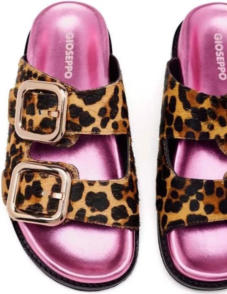 GIOSEPPO MIFFLIN SANDAL IN LEOPARD