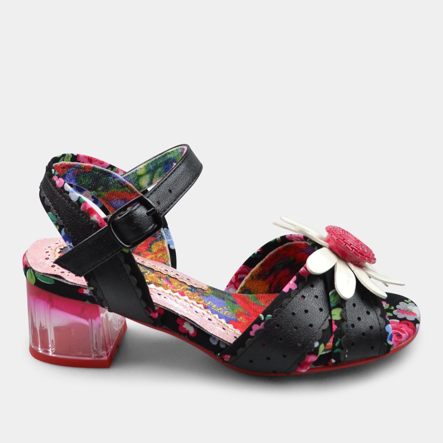 IRREGULAR CHOICE FLOWER VARIETY GIRL IN BLACK