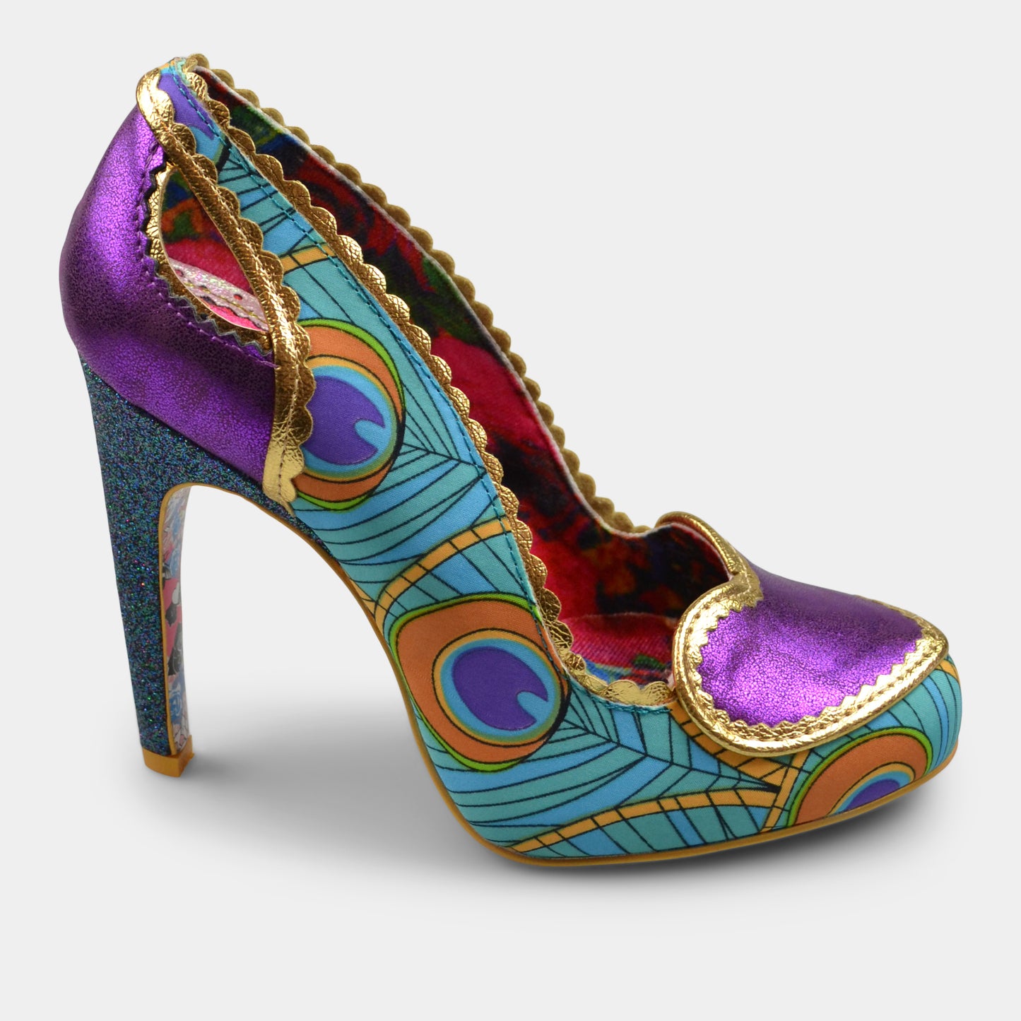 IRREGULAR CHOICE LOREN LOVE IN PURPLE