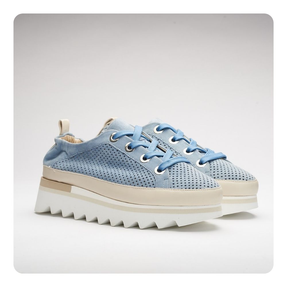 SOFTWAVES BLISS SNEAKER IN JEANS