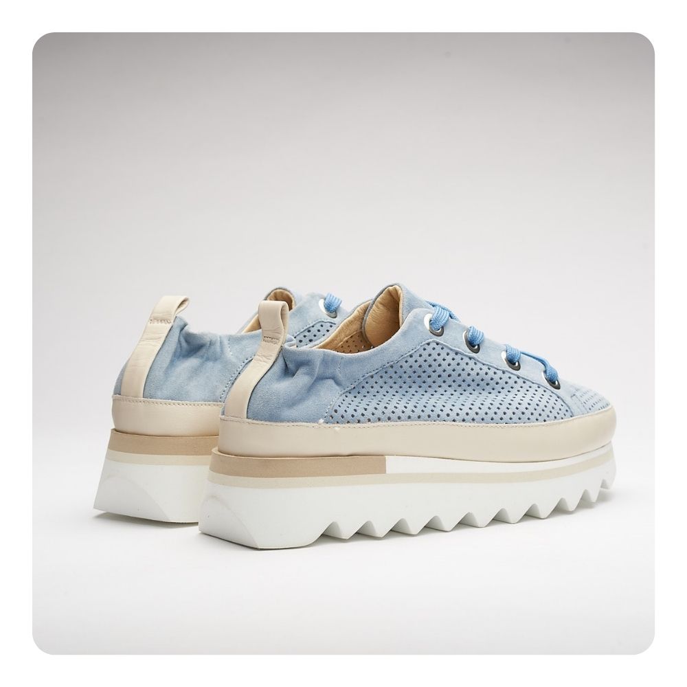 SOFTWAVES BLISS SNEAKER IN JEANS