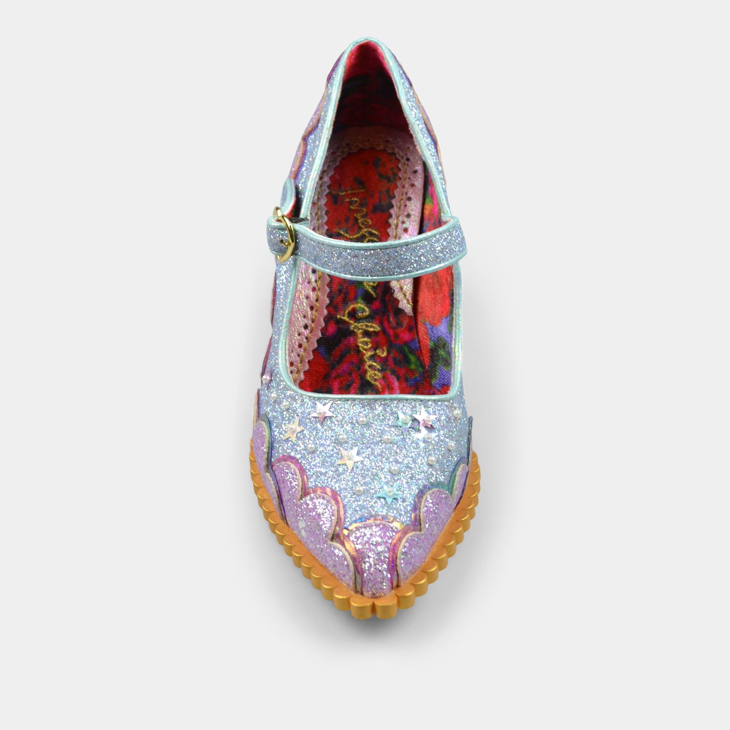 IRREGULAR CHOICE SHORTIE BREAD IN LIGHT BLUE