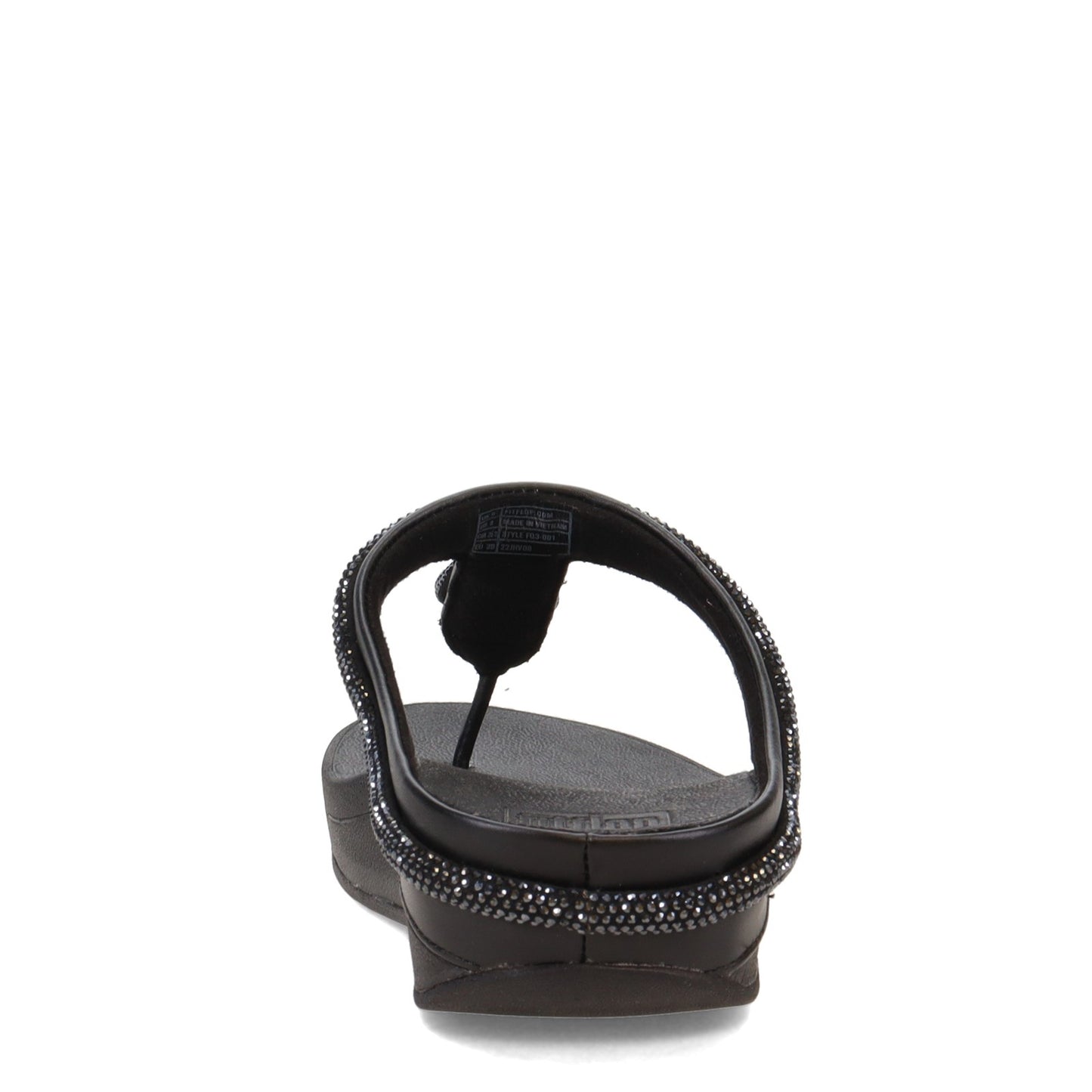 FITFLOP FINO SANDAL BLACK WITH GEMS