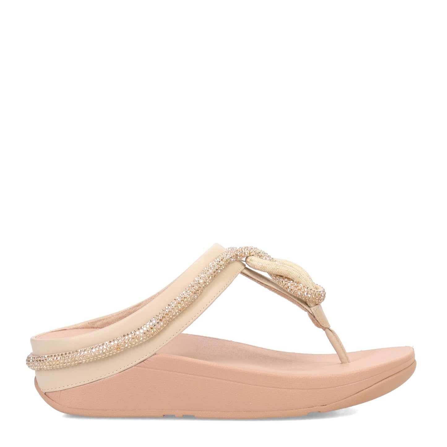 FITFLOP FINO SANDAL GOLD WITH GEMS
