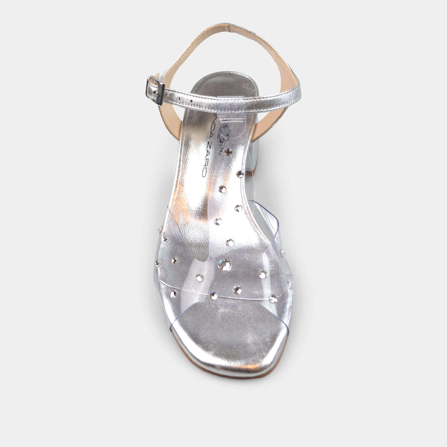 BRENDA ZARO DRESS SANDAL IN CLEAR