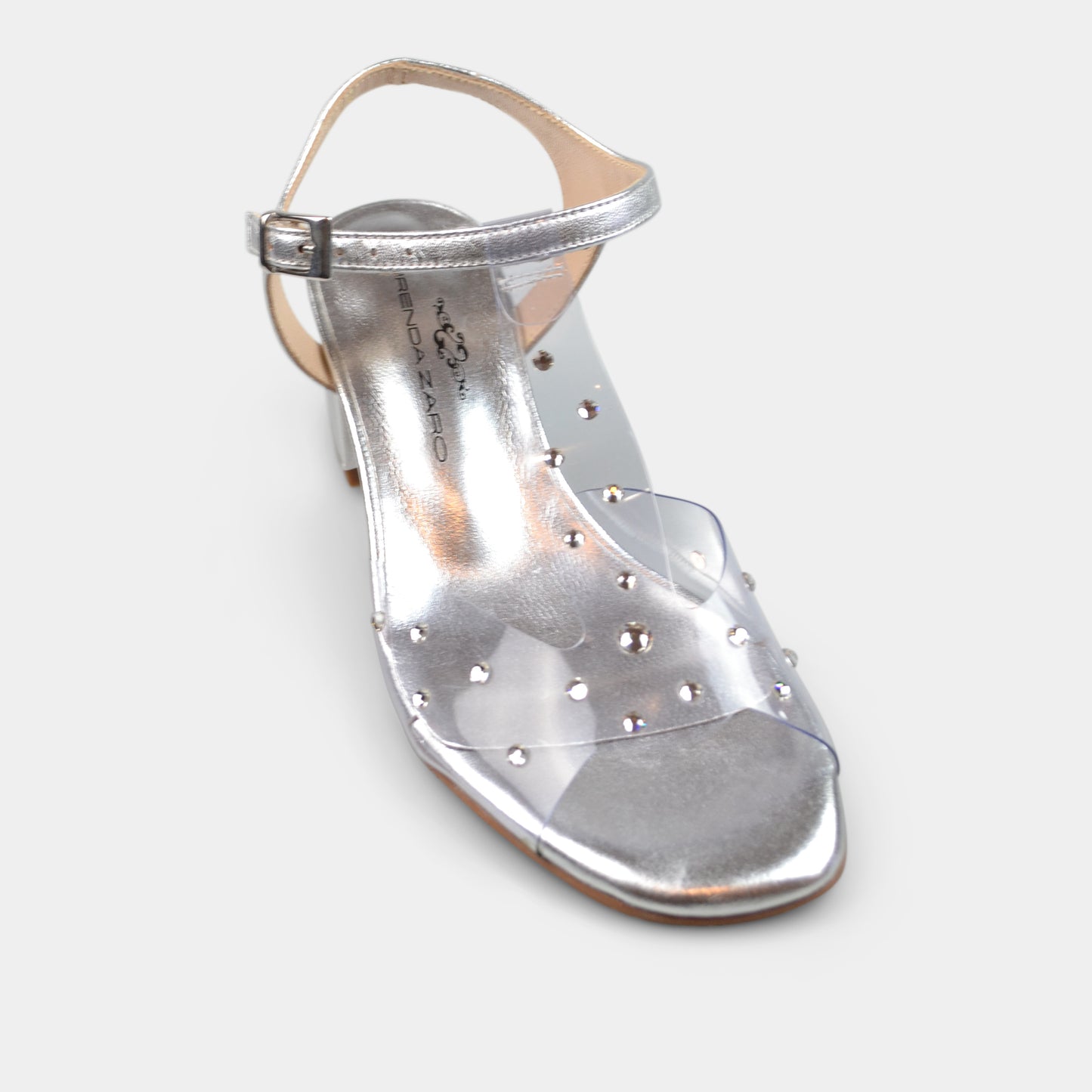 BRENDA ZARO DRESS SANDAL IN CLEAR