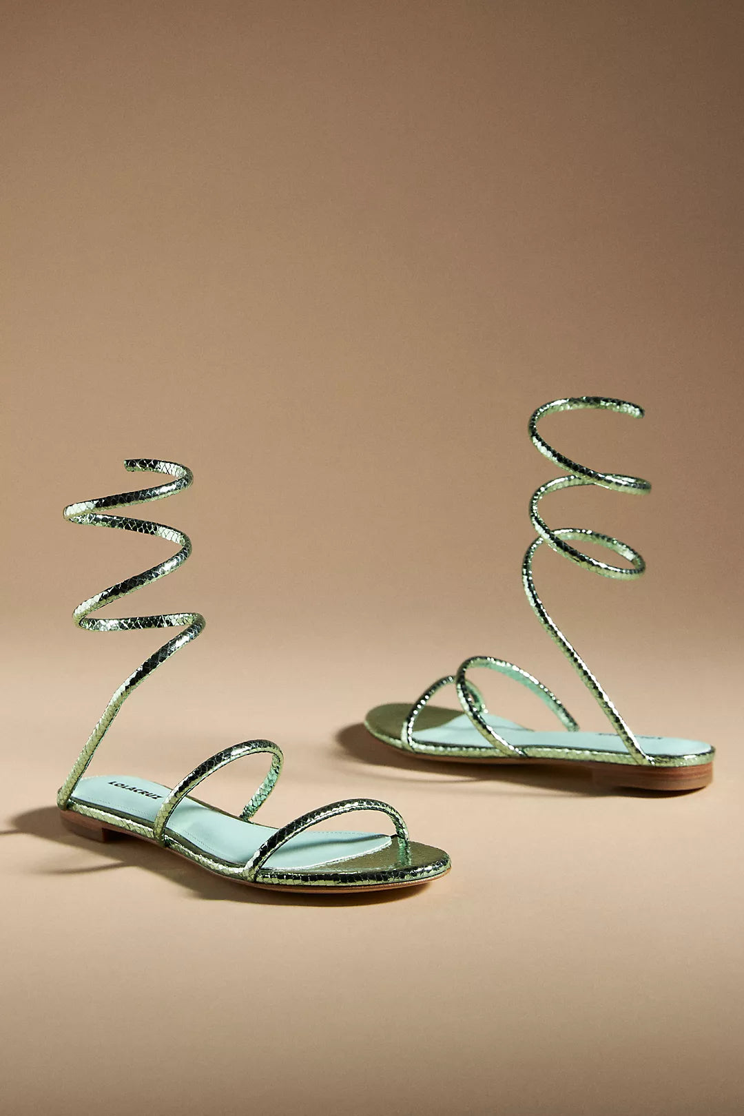 LOLACRUZ PIALE SANDALS IN SLATE