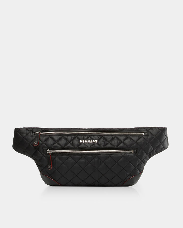 MZ WALLACE CROSBY BELT BAG IN BLACK