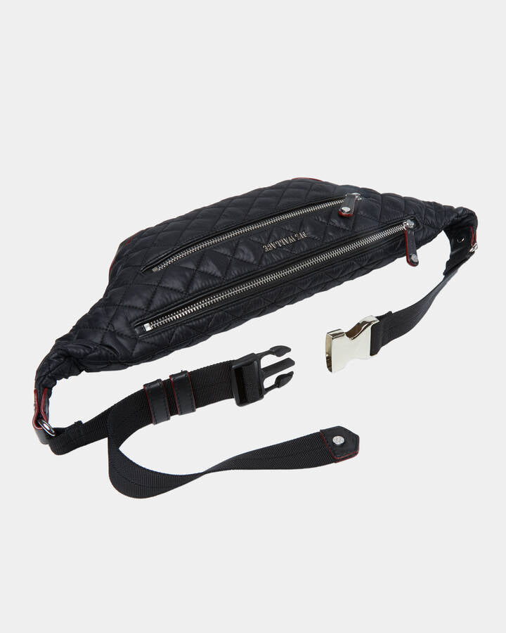 MZ WALLACE CROSBY BELT BAG IN BLACK