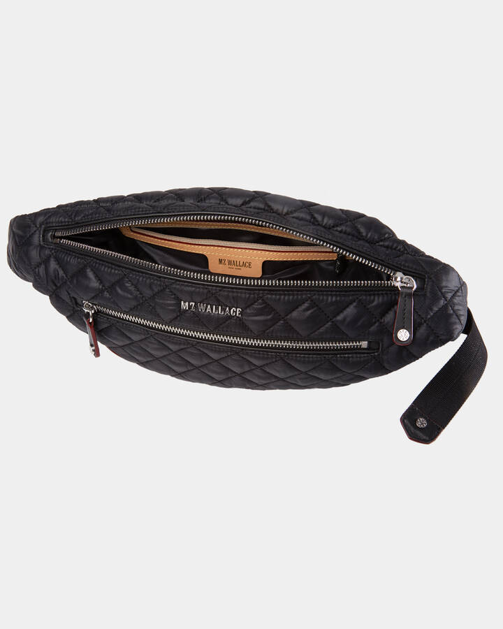MZ WALLACE CROSBY BELT BAG IN BLACK