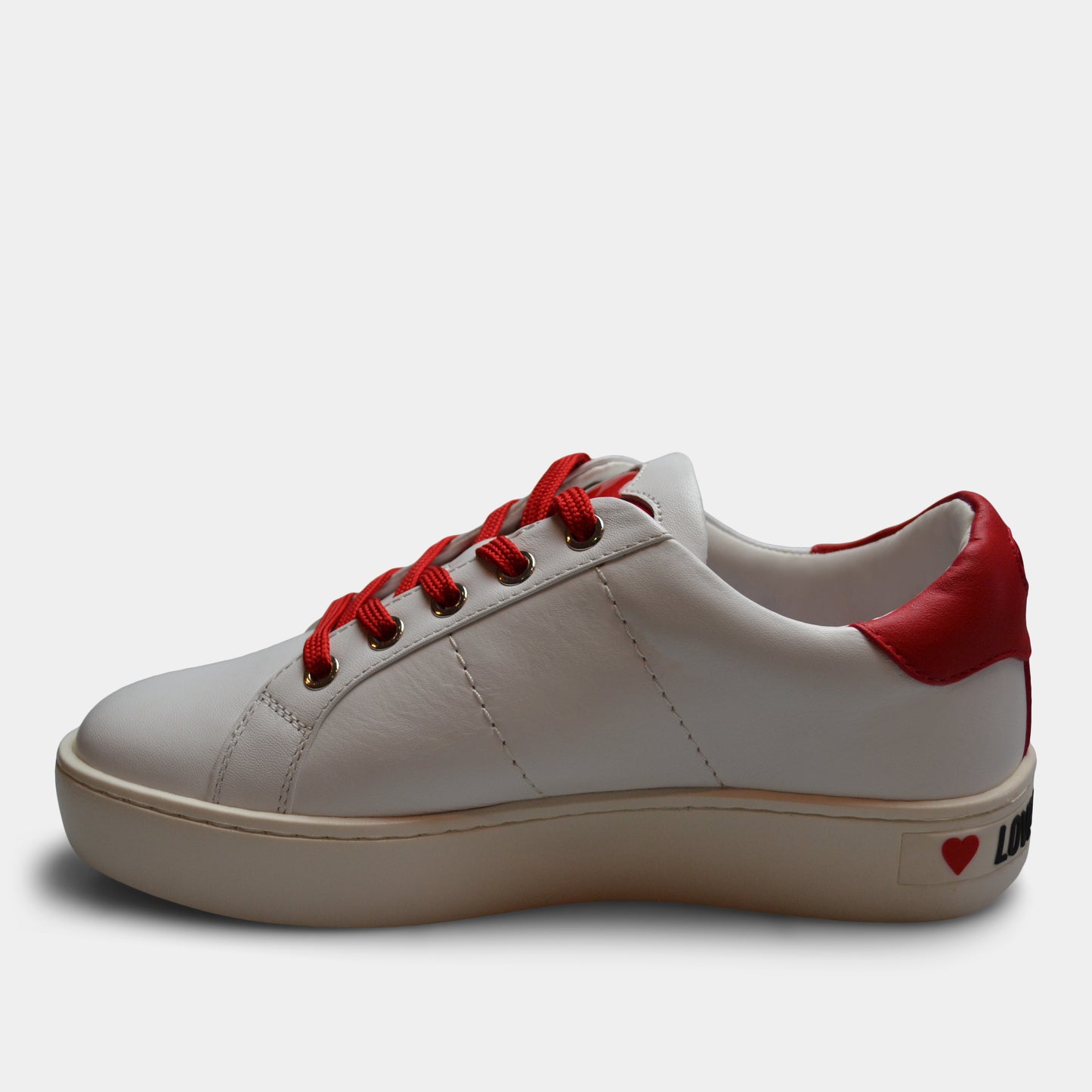 LOVE MOSCHINO SNEAKER IN WHITE
