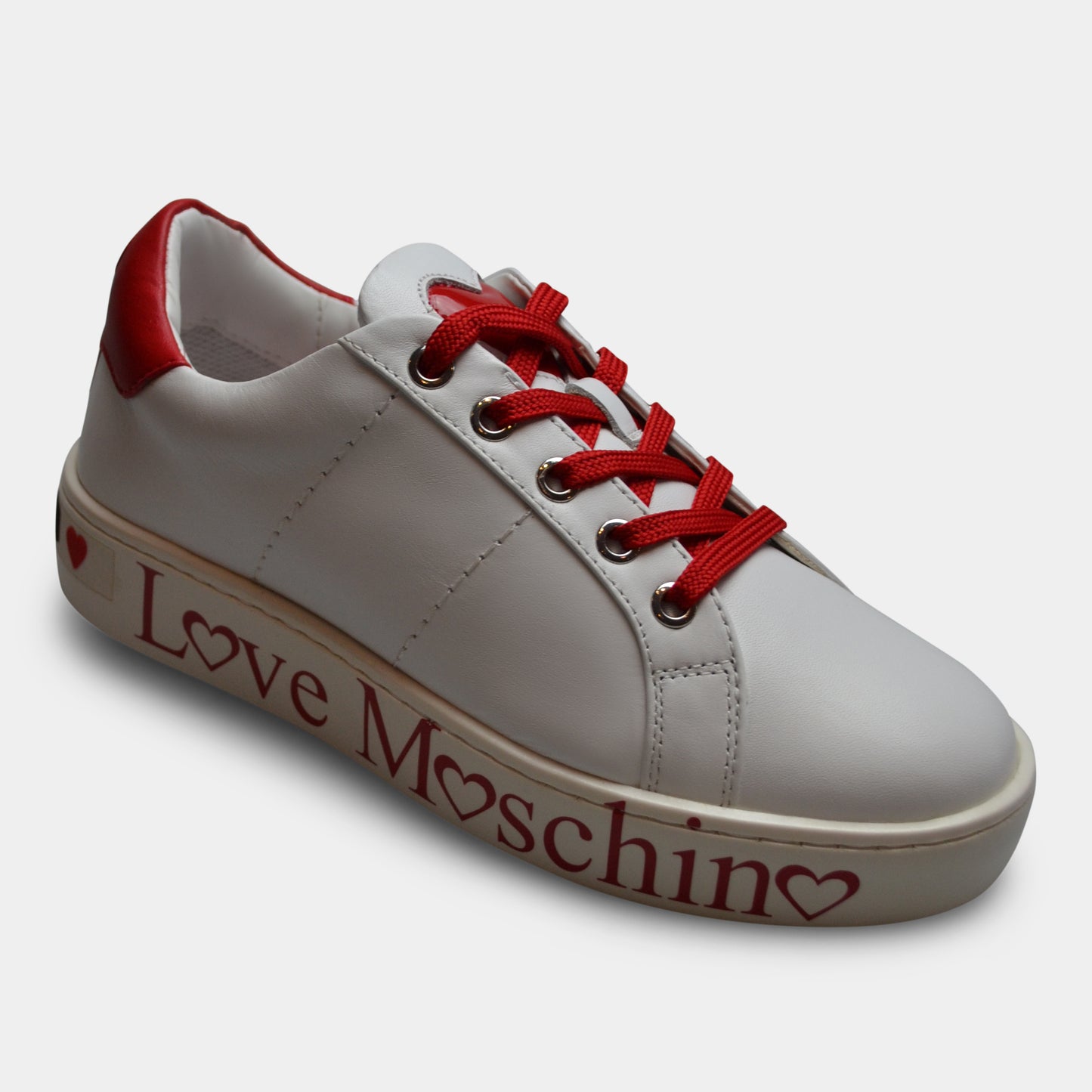 LOVE MOSCHINO SNEAKER IN WHITE