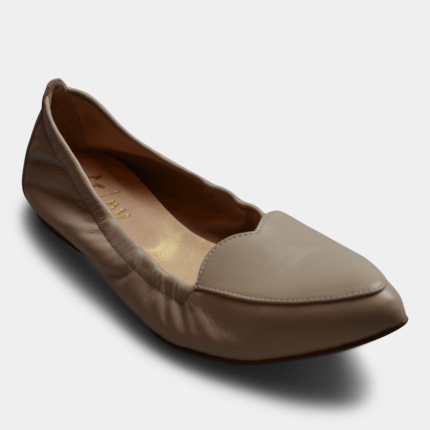 FRENCH SOLE HEART CLAUDIA FLAT IN BEIGE