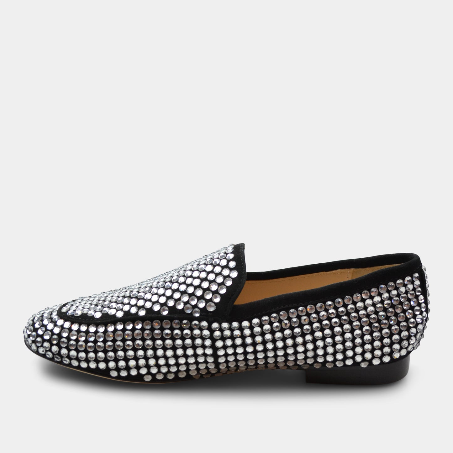 LOLA CRUZ LOAFERS IN BLACK