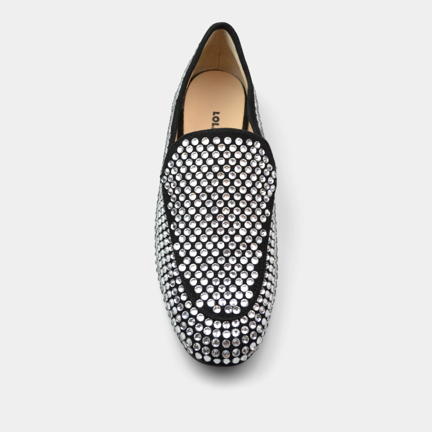 LOLA CRUZ LOAFERS IN BLACK