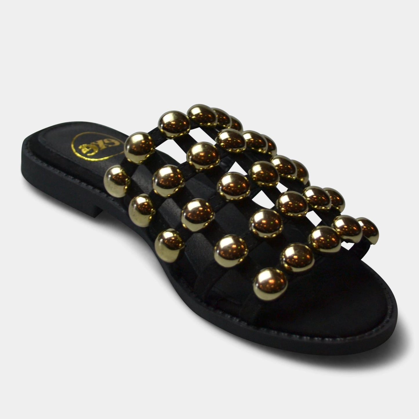 EXE' WOMEN'S FLAT SANDAL BLACK