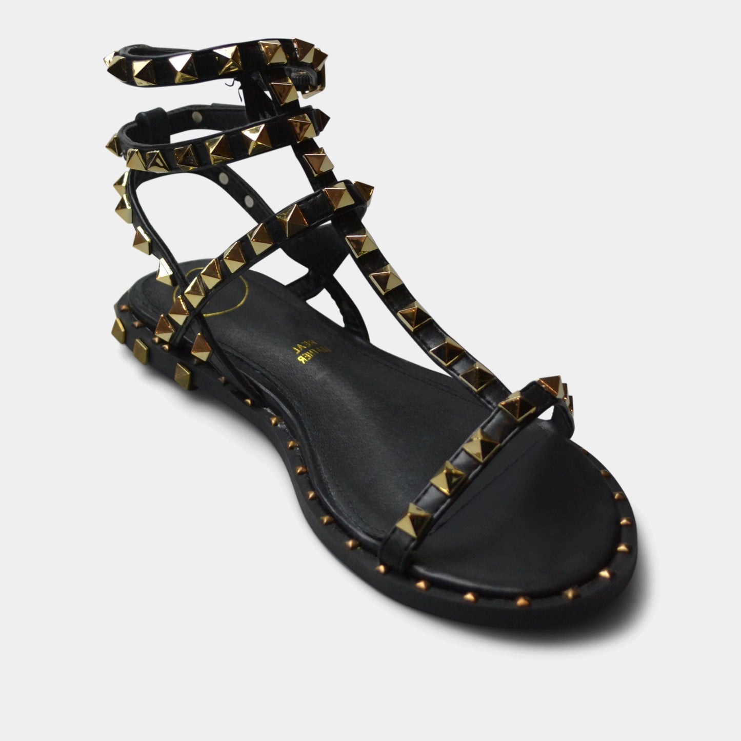 EXE' SANDAL IN BLACK