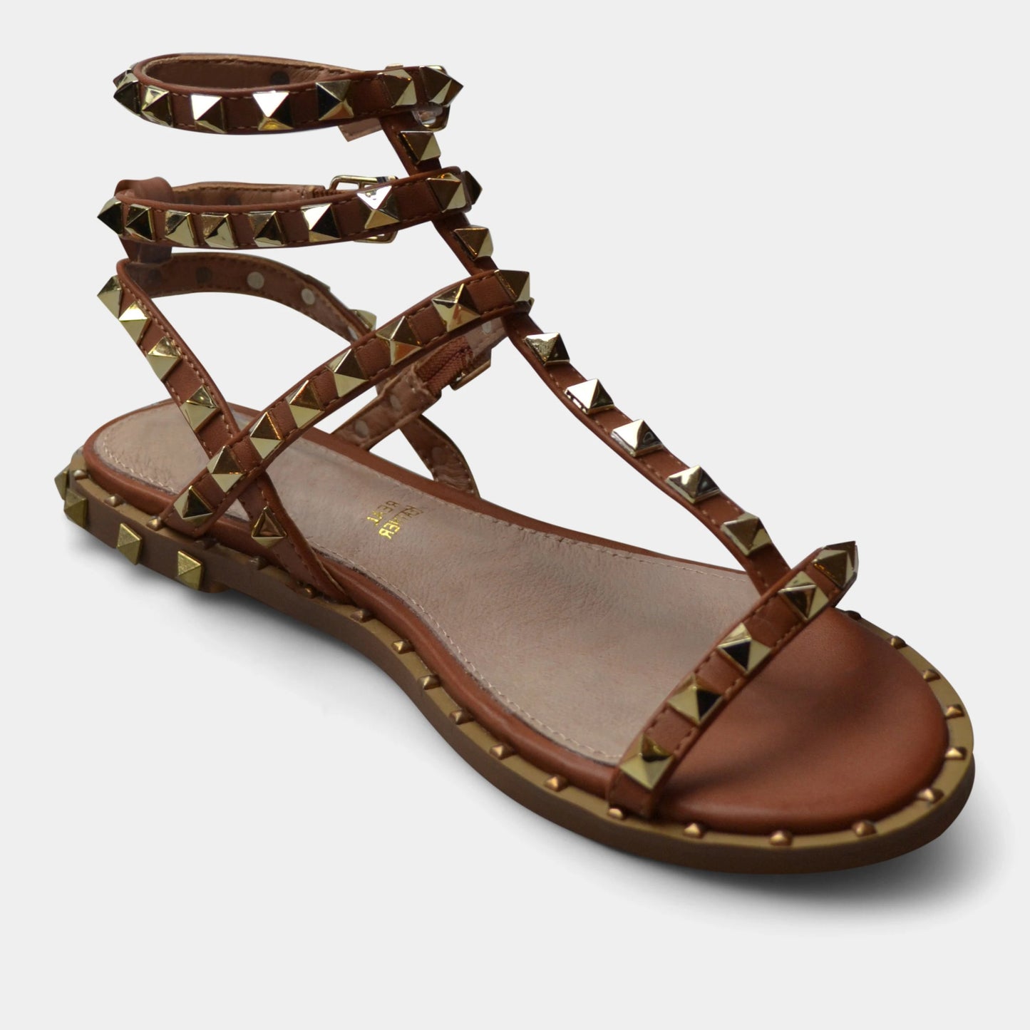 EXE' SANDAL IN BROWN